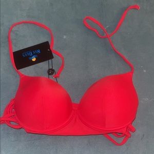 NWT Ree Bees Bikini Top size medium